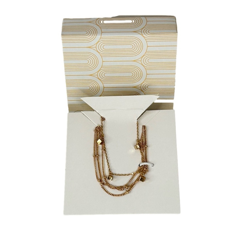 Lily Sky Gold Tone Duo Layered Bracelet